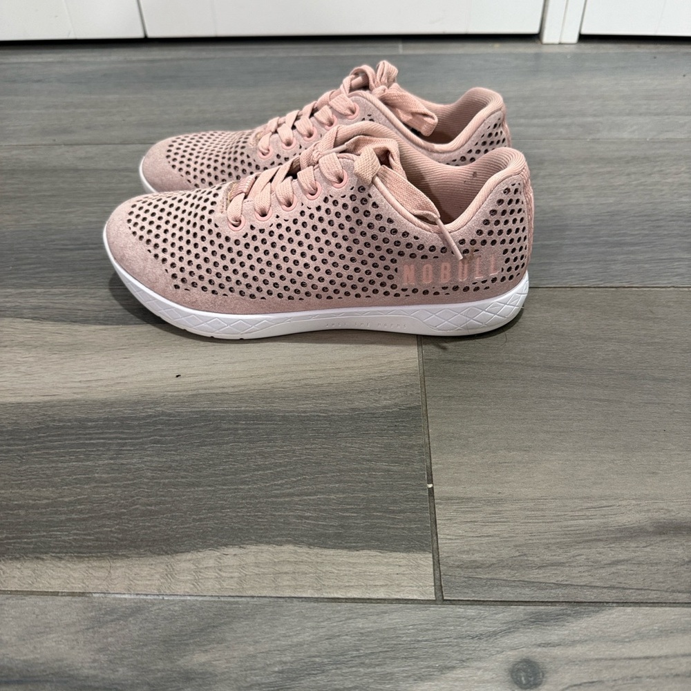 NOBULL Pink Perforated Women's Training Sneakers